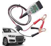 Câble de rechange pour économiseur de mémoire de batterie ECU avec écran | Économiseur de mémoire pour batterie de voiture pour verrouillage radio automobile sur tableau de bord