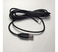 Câble de rechange pour Razer Kitty - 1,8 m - Noir - Câble audio flexible avec port USB pour Razer Kitty Edition - Câble de casque de 1,8 m - Noir - Anti-enchevêtrement pour jeu - Câble de rechange