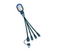 Câble de recharge astro - multi-connecteurs avec constellation lumineuse multicolore TU