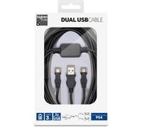 Câble de recharge BigBen Double USB pour Manette PS4 G
