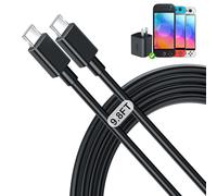 Câble de Recharge Extra Long 3M pour Nintendo Switch 2 Adaptateur Secteur Officiel - Chargeur Rapide 60W, Câble de Remplacement USB-C Durable Accessoires pour Chargeur Switch 2, Switch 2 Dock