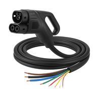 Câble de recharge Loady CCS type 2 avec extrémité ouverte - Chargeur CC 5 mètres-LDY-CCS2-EV-CWC-150A