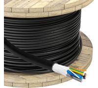Câble de recharge pour voiture électrique AK-SC-E12 CU 5x6mm² + 2x0.5mm² triphasé 32A 450/750V 1mb