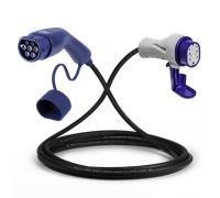 Câble de recharge Type 2 - Type 3 | mode 3 | 16A | 11kW | 8 mètres
