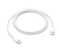 Câble de recharge USB-C / USB-C original Apple 60W, design tissé 1m - Blanc