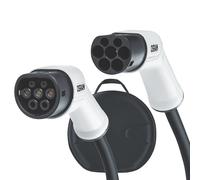 Câble de recharge voiture électrique type 2 vers type 2 mode 3 16A 3,6kW monophasé 5m Osram