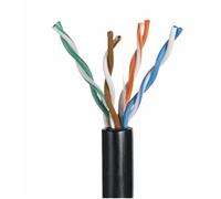 Acer Câble réseau UTP A-LAN solide - extérieur 100% cuivre 305 m Cat.5e noir