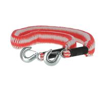 Kerbl 37701 Corde de remorquage élastique 4 m 3500 kg Mousqueton et Drapeau 957 g