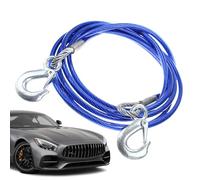 Câble de remorquage robuste - Sangle de remorquage en fil d'acier pour véhicule, corde à crochet multifonctionnelle, haute résistance à la traction antidérapante | Récupération de voiture pour camion