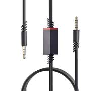 Câble de remplacement A40 pour astro Inline Mute Cord 3,5 mm câbles d'extension audio compatibles avec A10 A50 A40 TR casques de jeu Xbox One Gaming Controller PS-5/4, 2 m, noir