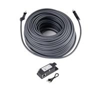 Câble de Remplacement étanche à Haute flexibilité Signal Stable Transmission de Connexion Satellite Câble pour l'installation sur Le Toit en Alliage en Aluminium PVC ABS (150 Pieds / 45,7 m)