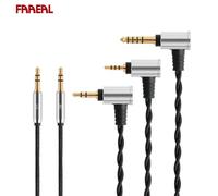 Câble de remplacement FAAEAL 3.5/2.5/4.4mm, fil de mise à niveau pour casques Hifiman SUNDARA Ananda HE4XX HE400SE Denon AH-D600 SONY MDR Z1R 1.5M 3.5mm Standard