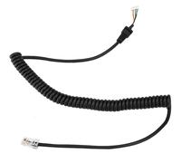 Câble de remplacement idéal pour microphone des combinés Yaesu MH-36MH-48A6J, connecteur 6 broches de haute qualité avec interface premium et