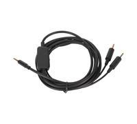 Câble de remplacement pour casque audio MMX300 2e génération, avec commande filaire, volume et fonction muet via prise jack 3,5 mm. Câble tressé