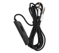 Câble de remplacement pour casque gaming avec interrupteur de sourdine intégré, câble tressé durable avec contrôle du volume pour Logitech G