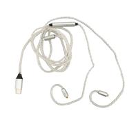 CâBle De Remplacement Pour éCouteurs De Type C Vers Mmcx, Cordon De Mise à Niveau Avec Micro Pour Se215 Se315 Se535 Se846 Pour Ue900 Blanc 3,9 Pieds