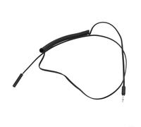 Câble de remplacement pour équipement de fitness - Connecteur audio de 3,5 mm - Fil à induction noir - Longueur 1160 mm - Pour vélo d'appartement, salle de sport, entraînement cardio, accessoires