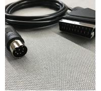 Câble de remplacement Scart v-pin 1.8M, pour Sega Megadrive 1 Genesis 1 Master System 1 RGB AV VERSION PAL [903AD6B]