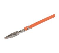 Câble de réparation HERTH+BUSS "RepLine" Crim Restriction : AMP Tyco MT II, Version : cosse plate, Largeur de la fiche : 1,6 mm, Hauteur de la fiche : 0,8 mm, Section du câble : 0,75 mm²