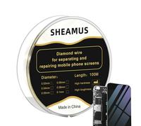 Câble de réparation pour écran LCD, 100 m, fil de coupe précis, 0,03 à 0,08 mm, accessoire de téléphone portable, pour réparation quotidienne, hommes, femmes, maison, extérieur, téléphones, tablettes