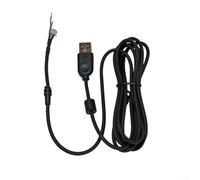 Câble de réparation USB pour webcam Logitech C925e - 1,8 m - Noir - Pour réparer une connexion cassée - Pour bureau ou bureau