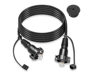 Câble de réseau marin de 3 m de rechange pour Garmin 010-10550-00, cordon Ethernet RJ45 durable (mâle vers mâle), pour Garmin ECHOMAP Plus/UHD/Ultra, pour GCV 10/GCV 20/c, pour GPSMAP/Panoptix