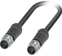 Câble de réseau, PROFINET CAT5 (100 Mbit/s), Ethernet CAT5 (100 Mbit/s), Pôle: 4 Phoenix Contact VS-M12MSD/5,0-93X/M12MSDOD
