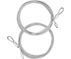 Câble de ressort de torsion pour porte de garage - Câble de sécurité domestique de 2,4 m pour ouvre-porte de garage - Câble d'extension en acier pour porte de garage - Paire de ressorts de porte
