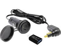 Câble de sac de réservoir avec 2 ports USB-C et 1 adaptateur USB-A BAAS USB22