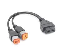 Câble de scanner de diagnostic de moteur de, pour systèmes 6 + 4 broches, diagnostic et réglage précis de la
