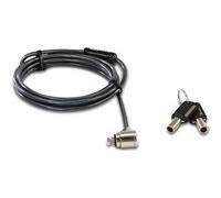 Dicota Câble de sécurité à clé T-Lock BASE XX – acier 1,5 m anthracite, 2 clés