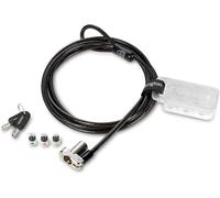 Câble De Sécurité À Clé Universel 3-En-1 Pour Ordinateur Portable, Câble Antivol De 1,8m En Acier Carbone, K62318ww[Pou6260942]