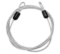 Câble de sécurité, câble de sécurité 30 pieds long et 0, 12 pouce largeur avec double boucle, fil léger tressé en acier pour tous les cadenas, cadenas en U ou disques