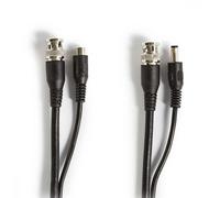 Câble de Sécurité CCTV BNC/c.c. RG59 30 m Connecteurs pré-assemblés