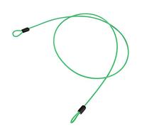Câble de Sécurité en Acier Inoxydable à Double Boucle pour Vélo, Scooter Câble en Acier Blindé avec œillets Câble Antivol Résistant Cadenas de Vélo Câble Serrures Antivol (Vert)