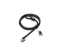 Kensington MicroSaver 2.0 Câble de Sécurité à Clé pour Ordinateur Portable, Câble Acier Carbone Résistant à la Découpe,Verrou Robuste de 10mm,Technologie de Verrouillage T-Bar-1,8 m de Long (K64432WW)