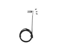 Dicota Câble de sécurité – serrure à combinaison – Noir – 2 m