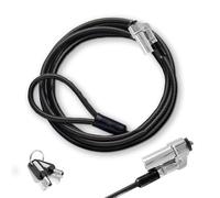 Câble de sécurité PC de 1,8 m, Nano Saver, Acier antivol pour Ordinateur Portable, Emplacement de sécurité Kensington Nanosaver, 2 clés, Verrouillage de Protection Nano Saver, revêtement PVC