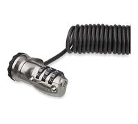 StarTech Câble de sécurité pour ordinateur portable LTLOCK3DCOIL – Code 3 chiffres 1,8 m Noir