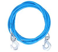 Câble de sécurité pour remorque avec crochet, câble de remorquage robuste à dégagement rapide de 16,4 pieds x 0,5 pouce pour voitures, SUV et camionnettes légères, corde de sécurit