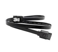 Câble de signal de disque dur SATA 3 de 0,4 m - Haute vitesse - Noir - Droit - 40 cm