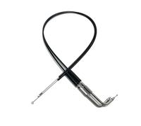Câble De Starter Câble de Accélérateur Embrayage Câble d'accélérateur en acier tressé compatible avec Harley Davidson Sportster XL1200, 883 Dyna, Road King et Electra Glide(Black 120cm)