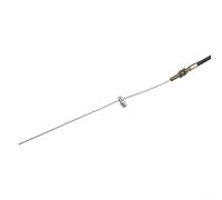 Câble de starter pour carburateur, contrôle de pression et de traction pour moteur et starter, 1,5/2/3 m au choix, 6 mm/10 mm de diamètre pour moto, moto tout-terrain, voiture et camion (2 mètres)