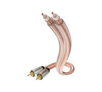 Câble de subwoofer IN-AKUSTIK - Mono-Star - 2 m - Blindé - Cuivre exempt d'oxygène