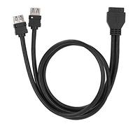 Câble de sur Panneau USB 3.0, Câble de sur Panneau de Carte Mère Avant USB3.0 19/20PIN avec Pieds Fixes(0.6m)