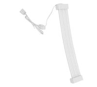 Câble de synchronisation Argb 8 broches à 2 x 8 broches - 260 mm - Câble néon pour carte graphique - Kit d'extension de câble PSU pour cartes mères - Câble d'extension de carte graphique 16AWG - Pour