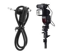 Câble de synchronisation avec prise jack 3,5 mm vers mâle Flash PC Sync avec verrouillage à vis, câble de synchronisation flash pour une connexion stable au PC