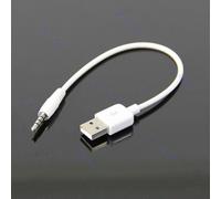 Câble de synchronisation de données, chargeur court USB, adaptateur Jack 3.5mm, cordon de chargement pour Apple iPod Shuffle 2nd Player MP3