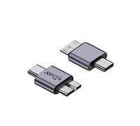 Câble de synchronisation de données en alliage d'aluminium de type C/USB 3.0 vers MicroB, 10 Gbit/s, pour téléphones portables, disques durs externes, connecteur en alliage d'aluminium, transfert de