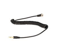 Câble de synchronisation flash 3 x 5 mm avec verrou à vis vers PC mâle pour PIXE professionnel à ressort Connexion stable Déclencheur externe 1 m Extensible